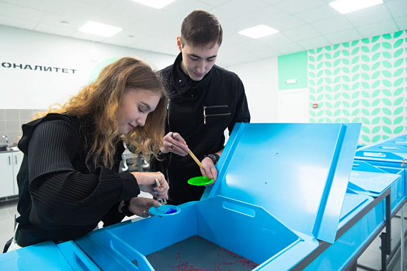 Биотехнологии в действии: выращивание молоди лосося 